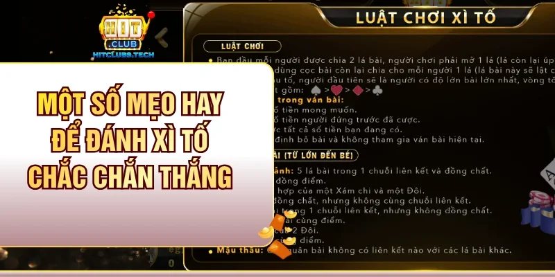 Hiểu chính xác luật chơi Xì Tố trực tuyến tại Hitclub